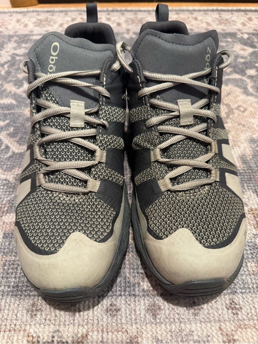 Oboz Men's Gray Arete Trail Shoes - Lightweight Support (10.5)